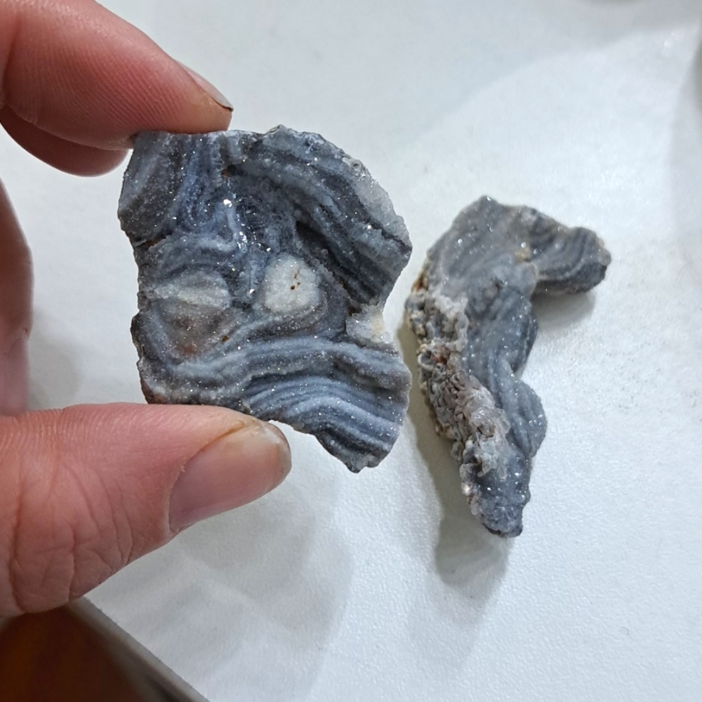 Druzy Chalcedony Crystals
